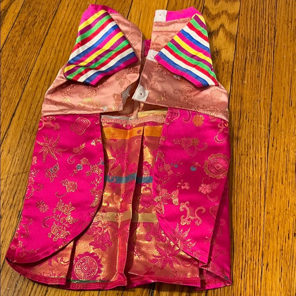 Vibrant Pink and Gold Clothes